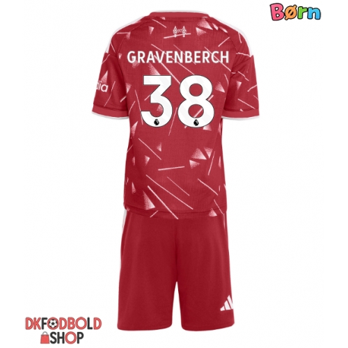 Liverpool Ryan Gravenberch #38 Hjemmebanesæt Børn 2026-27 Kort ærmer (+ korte bukser)